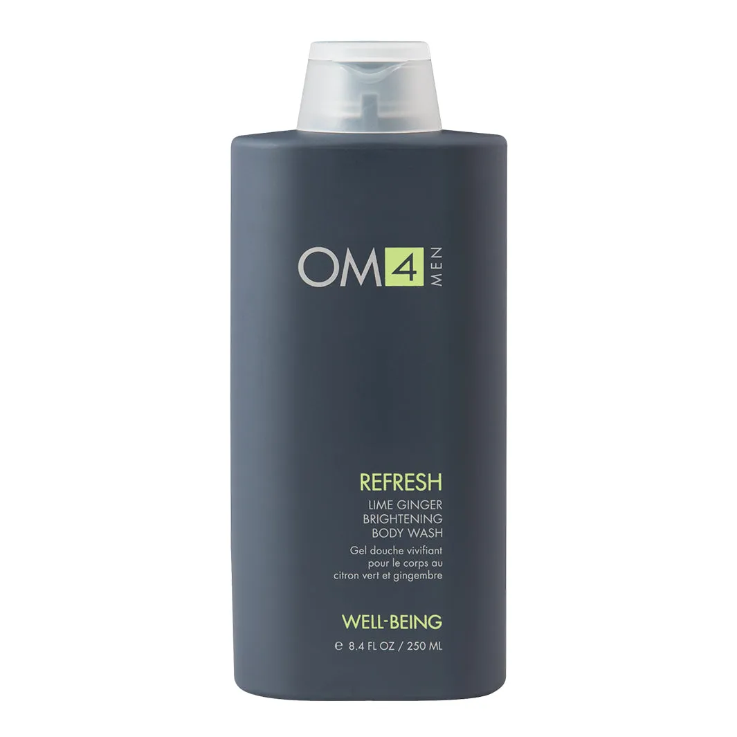 Organic Male OM4 Refresh: Lime Ginger Brightening Body Wash