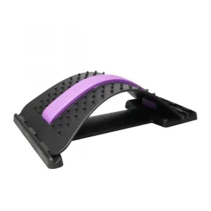 Purple Back Massager Stretcher Equipment Massage Tools Massageador Magic Stretch Fitness Lumbar Support Relaxation Spine Pain Relief