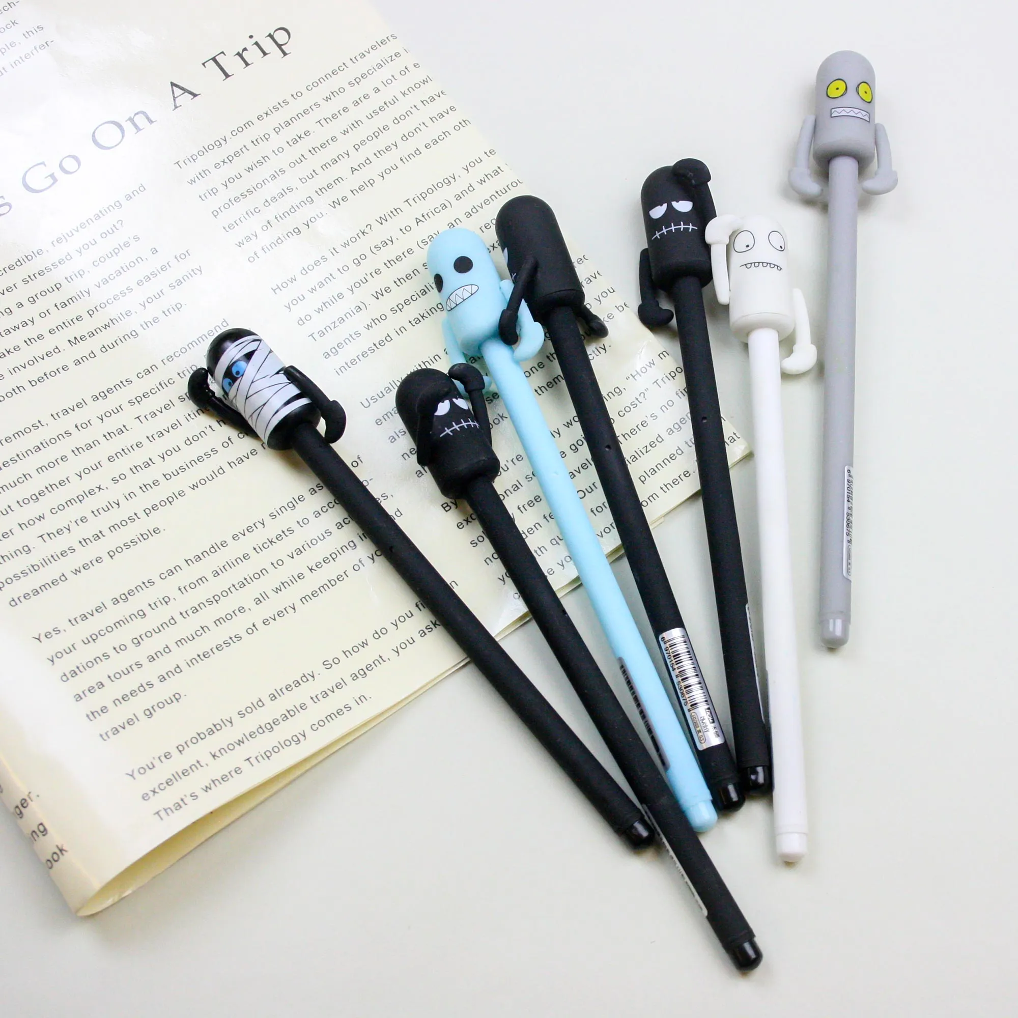 Quirky Ghost Pens - Set of 4