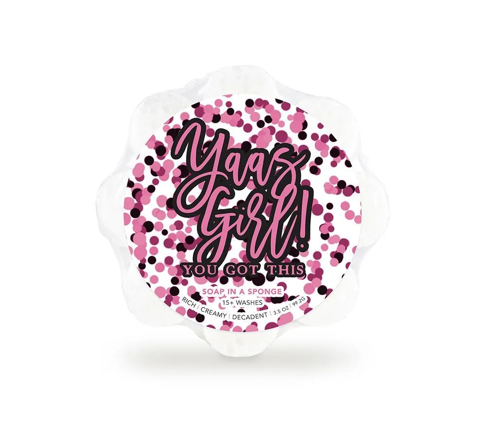 "Yaas Girl!" Soap Shower Sponge