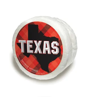 Red/Black Texas Spirit Body Sponge