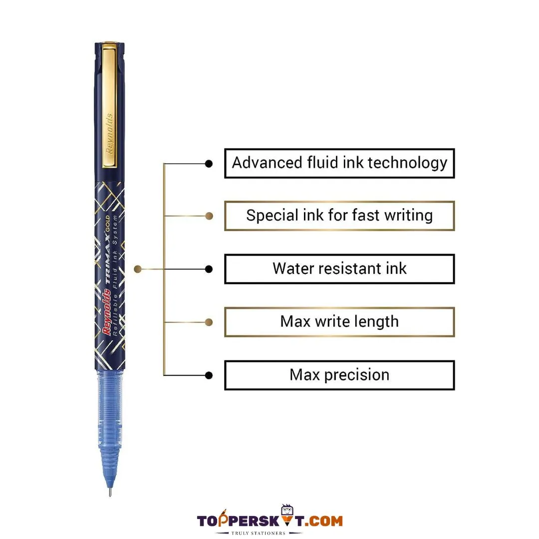 Reynolds Trimax Gold Gel Pen ( Pack of 1 )