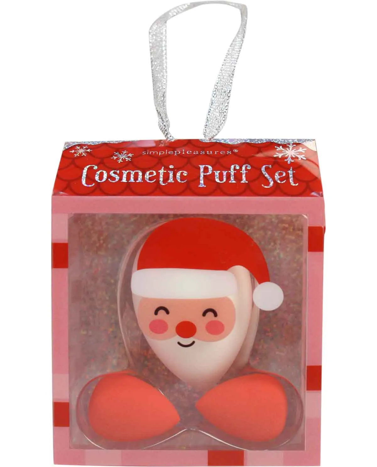 Santa Claus Cosmetic Puff Makeup Gift Set