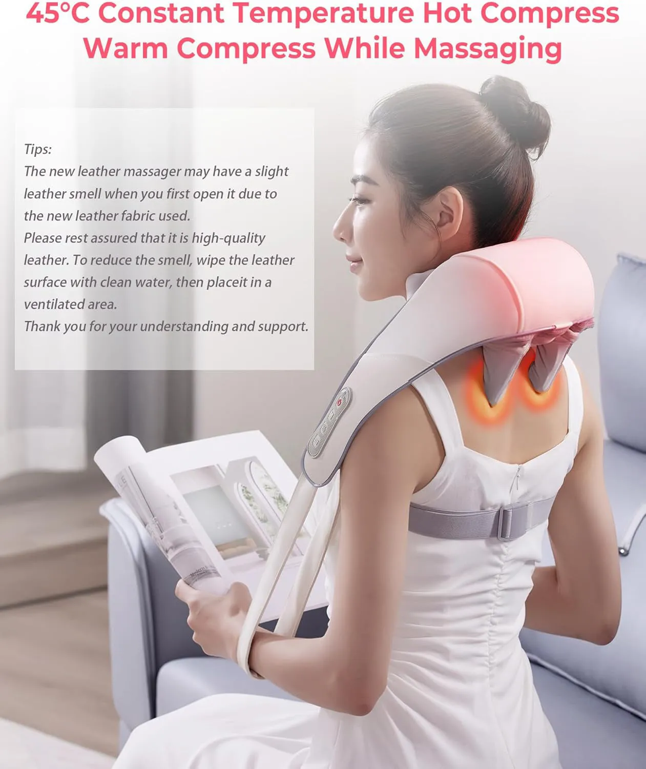 Shoulder and Back Massager   Neck Massager with Heat