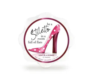 Stiletto Soap Shower Sponge