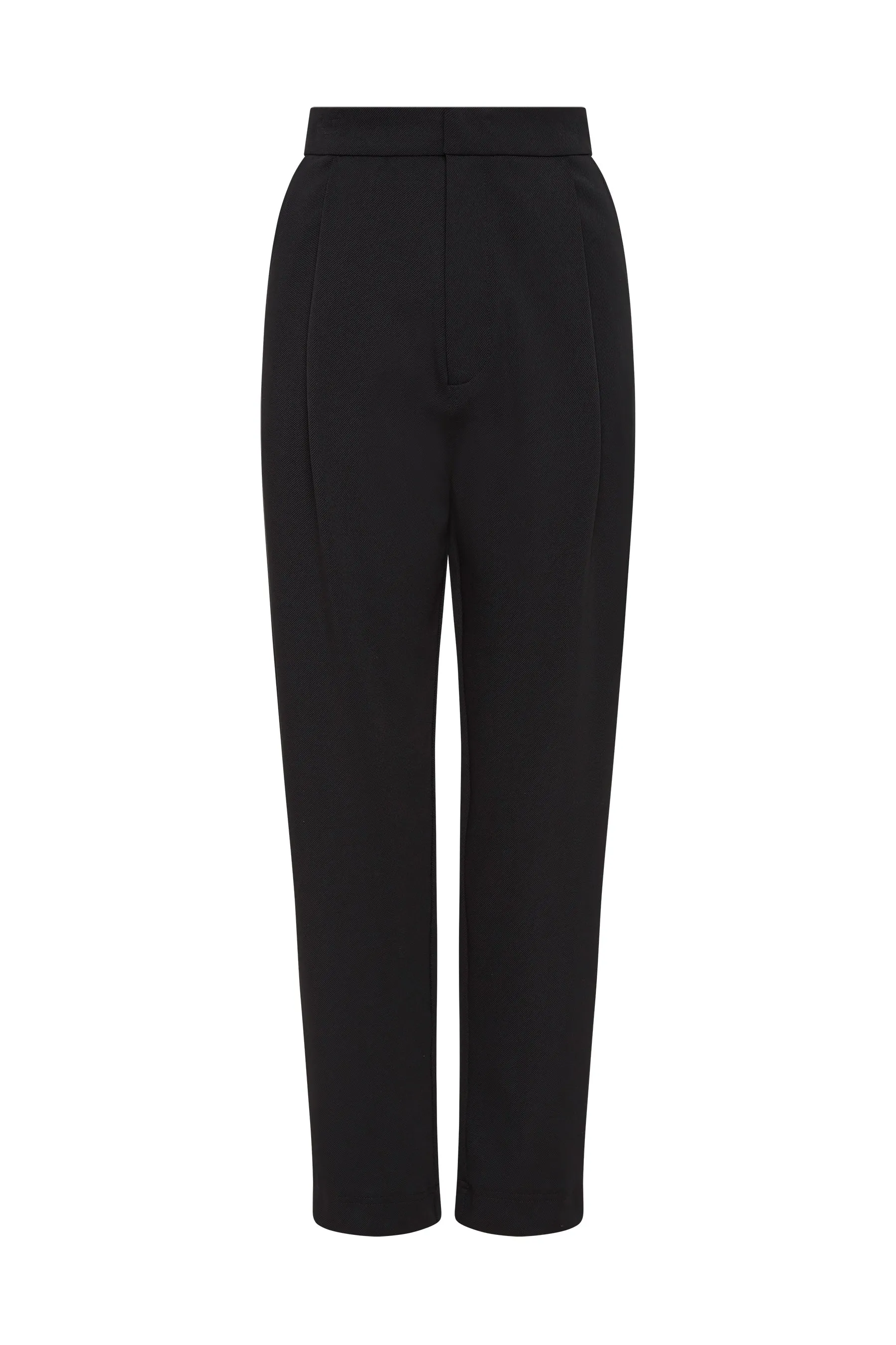 stretch twill pleat pant