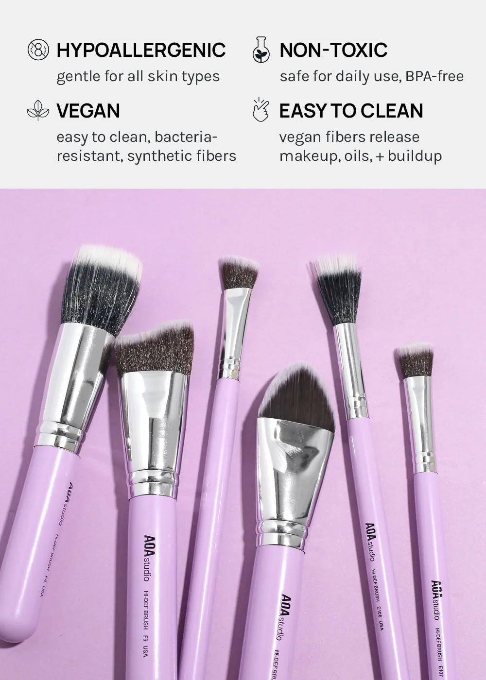 The F8 & E108 UltraViolet Brush Duo