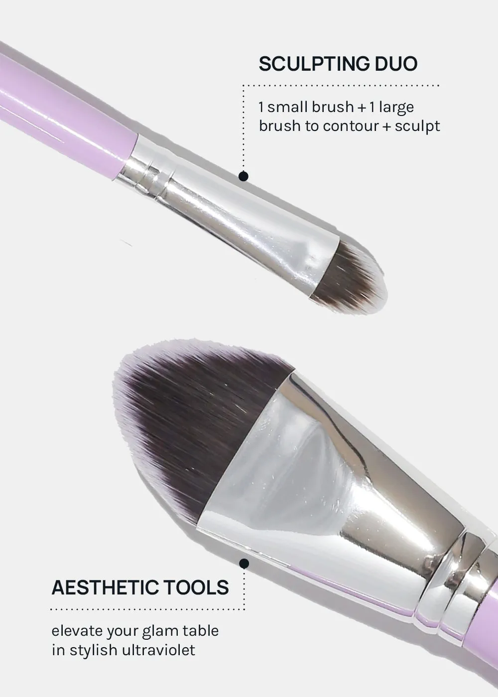 The F8 & E108 UltraViolet Brush Duo