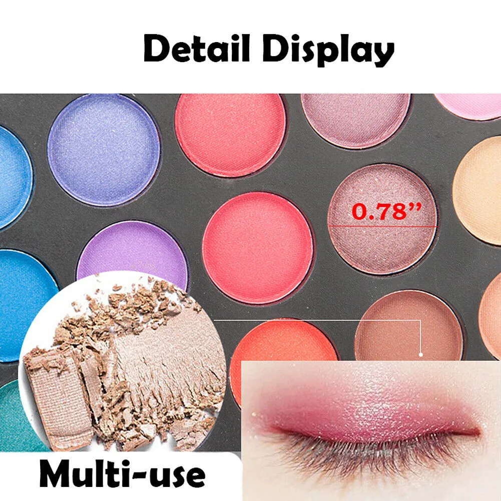 US 120 Colors Eyeshadow Professional Makeup Palette Shimmer Matte Highlight