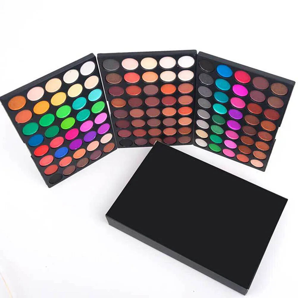 US 120 Colors Eyeshadow Professional Makeup Palette Shimmer Matte Highlight