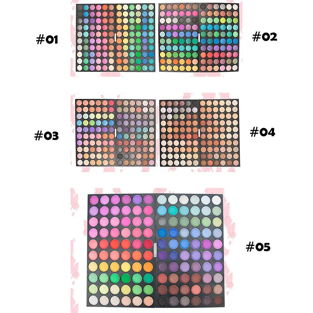 US 120 Colors Eyeshadow Professional Makeup Palette Shimmer Matte Highlight