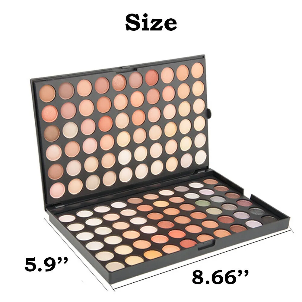 US 120 Colors Eyeshadow Professional Makeup Palette Shimmer Matte Highlight