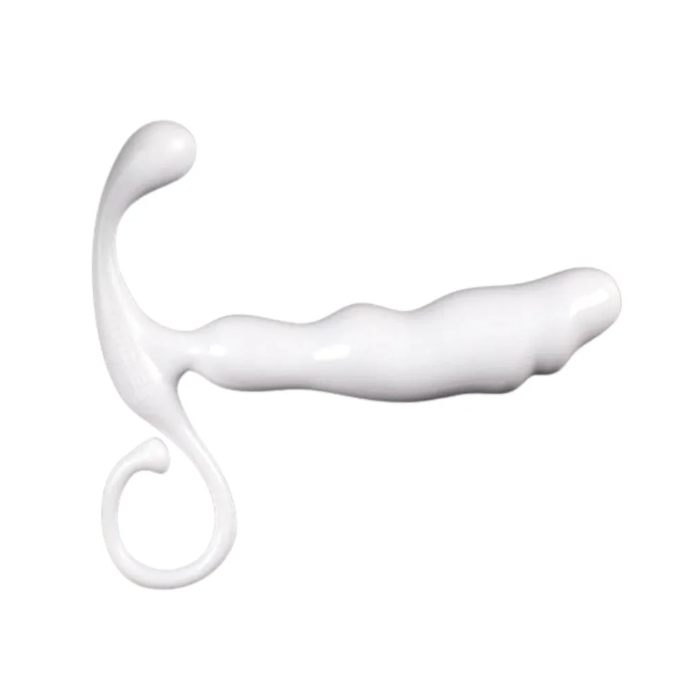 White Prostate Massager Stimulating Milker