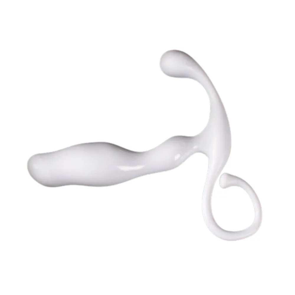 White Prostate Massager Stimulating Milker