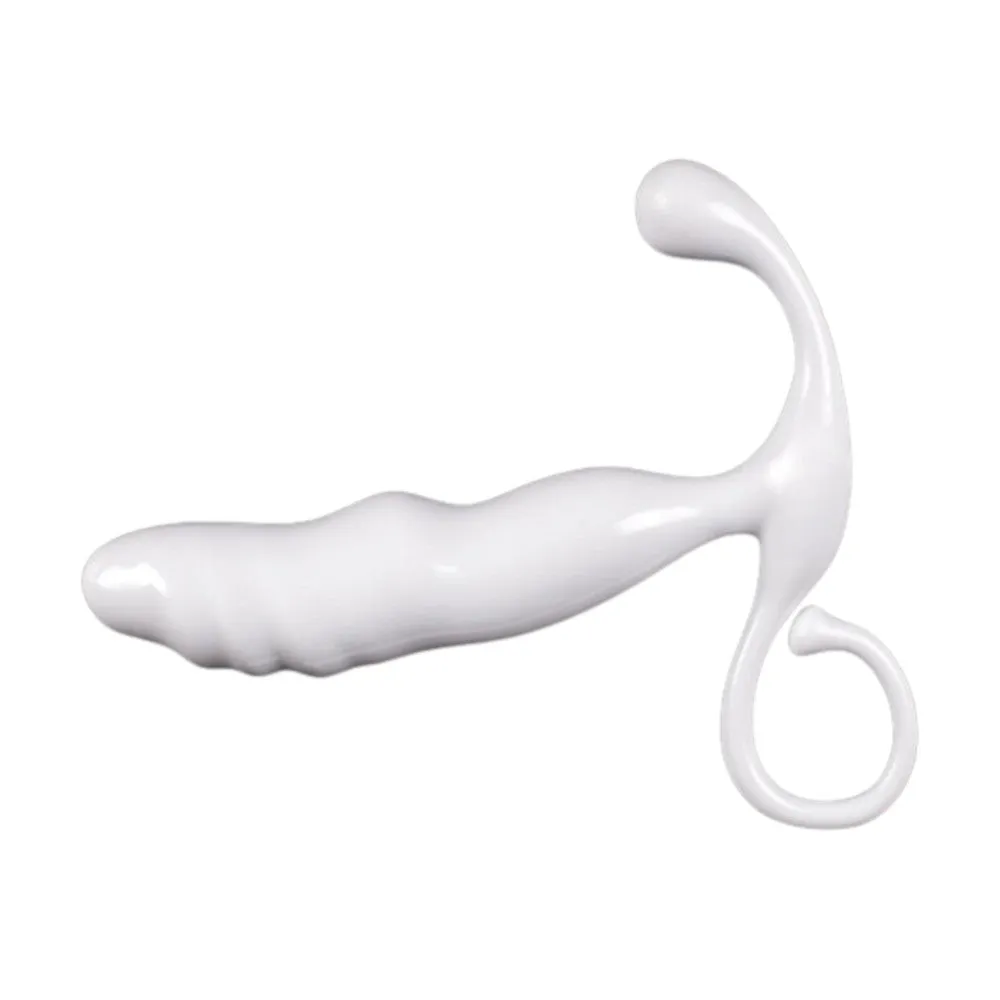 White Prostate Massager Stimulating Milker