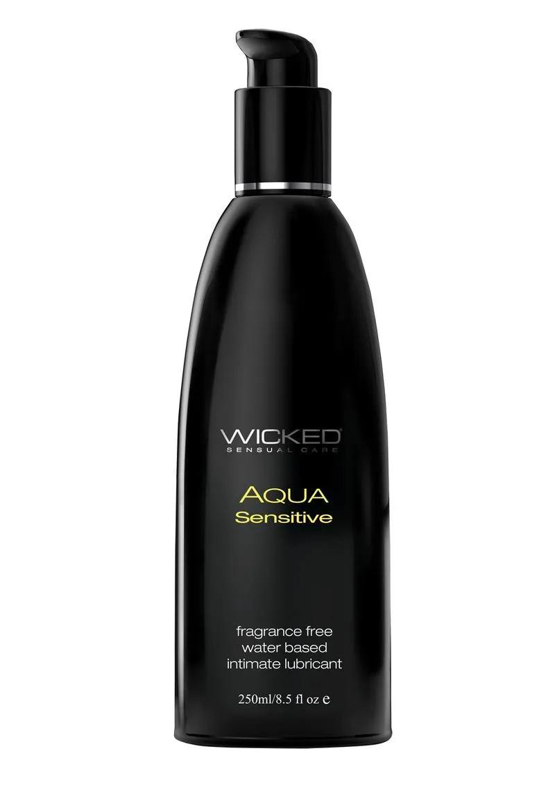 Wicked Aqua Water Based Sensitive Hypoallergenic Lubricant