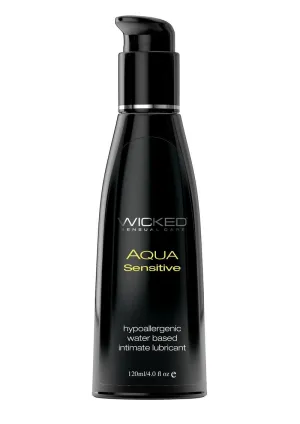 Wicked Aqua Water Based Sensitive Hypoallergenic Lubricant